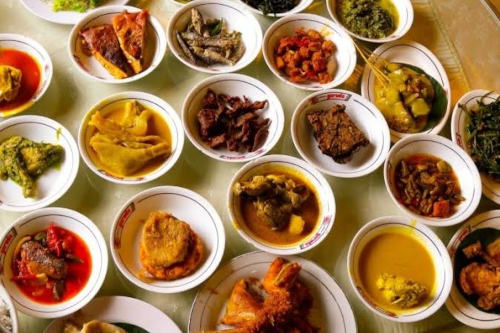 Traditional dishes of Batusangkar